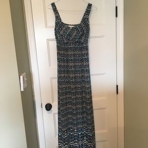 Blue maxi dress